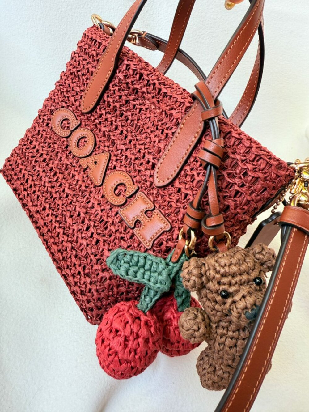 coach City Mini Tote Bag With Charms ceu30 - Picture 4 of 13